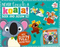 Cover image for Never Touch a Koala Book and Touch and Feel Jigsaw Boxset