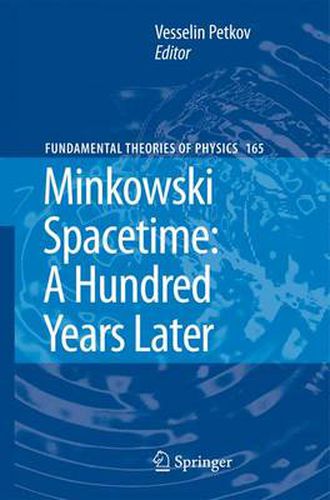 Cover image for Minkowski Spacetime: A Hundred Years Later