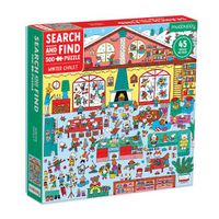 Cover image for Winter Chalet 500 piece Search & Find Puzzle