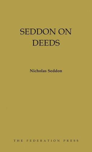 Cover image for Seddon on Deeds