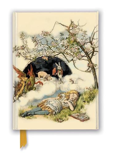 Cover image for Foiled Journal #289: Alice Asleep, From Alice&#39;s Adventures In Wonderland