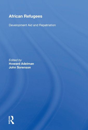 Cover image for African Refugees: Development Aid and Repatriation