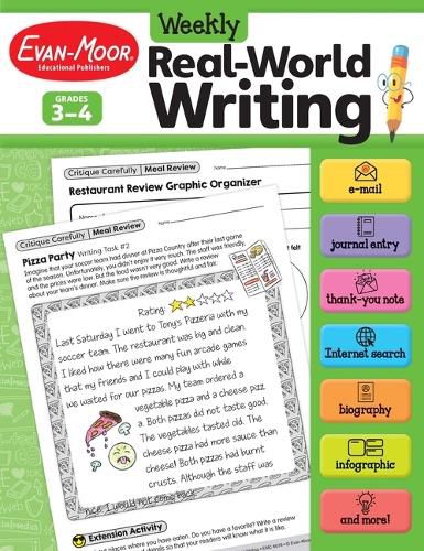 Weekly Real-World Writing, Grades 3-4