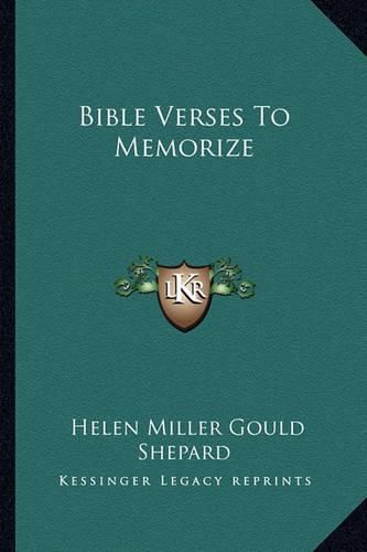 Bible Verses to Memorize