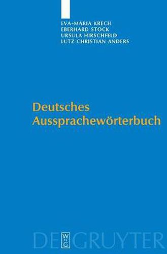 Deutsches Aussprachewoerterbuch