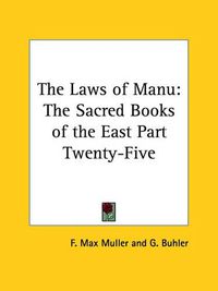 Cover image for The Laws of Manu: The Sacred Books of the East Part Twenty-Five