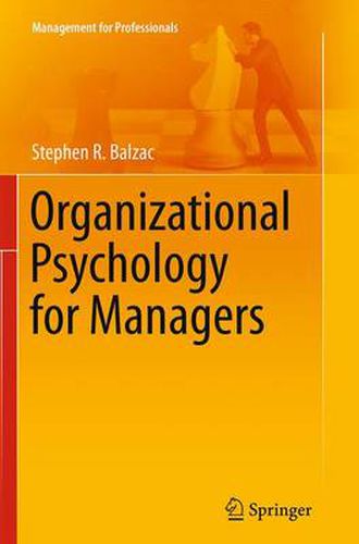 Cover image for Organizational Psychology for Managers