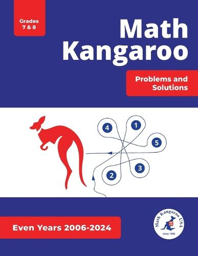 Cover image for Math Kangaroo Problems and Solutions - Grades 7 & 8 - Even Years
