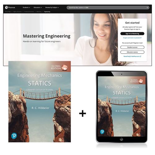 Cover image for Engineering Mechanics: Statics plus Pearson Mastering Engineering with Pearson eText, SI Units