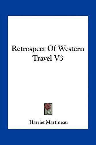 Cover image for Retrospect of Western Travel V3