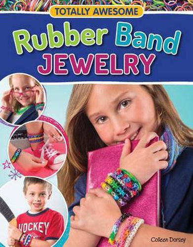 Cover image for Totally Awesome Rubber Band Jewelry
