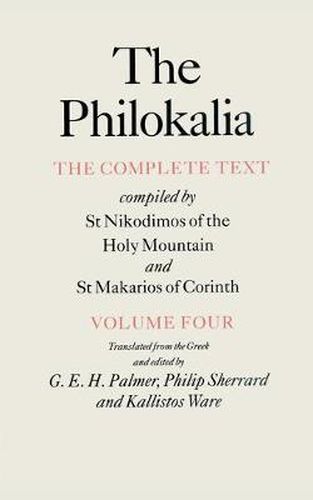 The Philokalia Vol 4