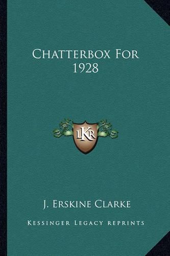 Cover image for Chatterbox for 1928