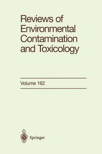 Cover image for Reviews of Environmental Contamination and Toxicology: Continuation of Residue Reviews