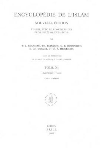 Encyclopedie De l'Islam: Van-Al-Wakidi, Livraison 179-180