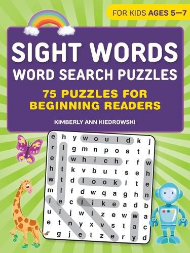 Cover image for Sight Words Word Search Puzzles: 75 Puzzles for Beginning Readers