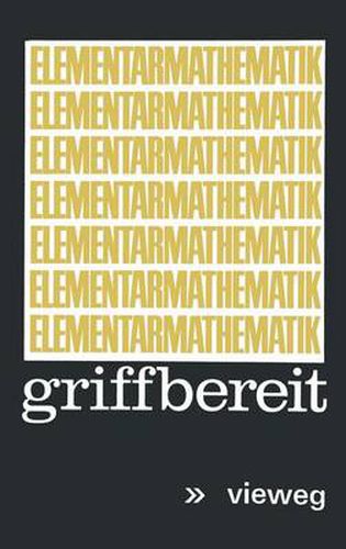 Cover image for Elementarmathematik Griffbereit