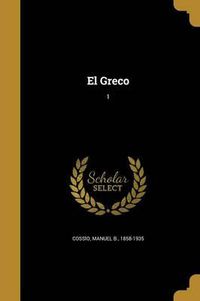 Cover image for El Greco; 1