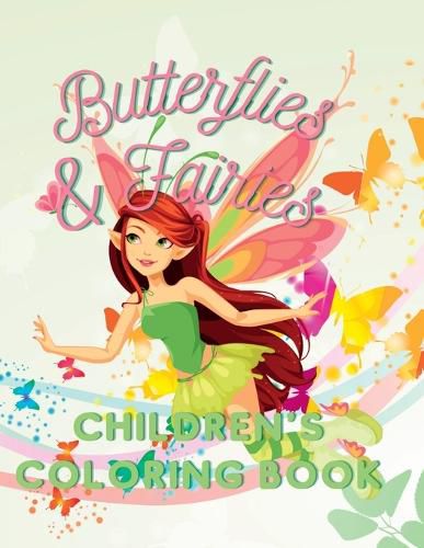 Cover image for Butterflies & Fairies Children's Coloring Book