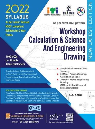 Cover image for Fitter Workshop Calculation & Science And Engineering Drawing (NSQF 1st & 2nd Year)