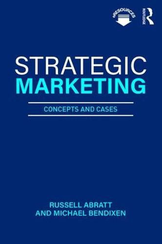 Cover image for Strategic Marketing: Concepts and Cases