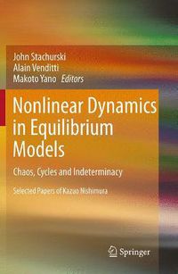 Cover image for Nonlinear Dynamics in Equilibrium Models: Chaos, Cycles and Indeterminacy