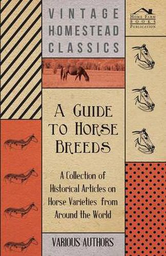 Cover image for A Guide to Horse Breeds - A Collection of Historical Articles on Horse Varieties from Around the World