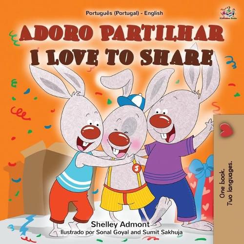 Adoro Partilhar I Love to Share: Portuguese English Bilingual Book -Portugal