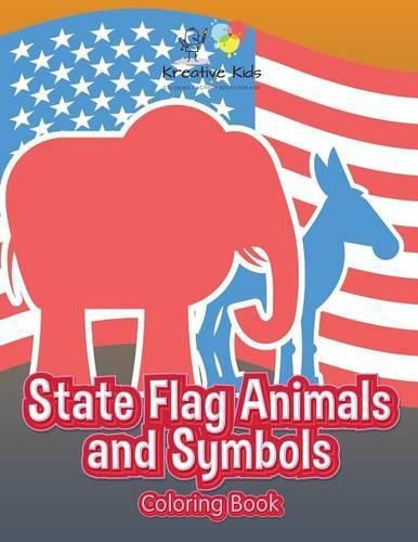 Cover image for State Flag Animals and Symbols Coloring Book