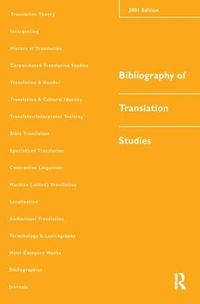 Cover image for Bibliography of Translation Studies: 2001