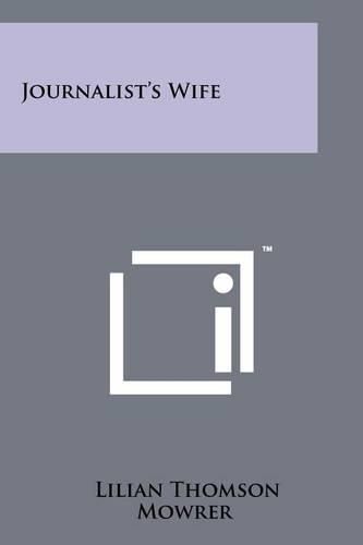 Cover image for Journalist's Wife