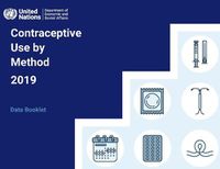 Cover image for Contraceptive use by method 2019: data booklet