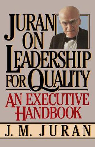 Cover image for Juran on Leadership For Quality