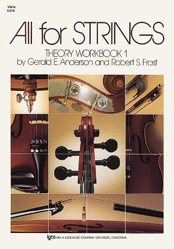 Cover image for All for Strings Theory Workbook 1 Violin