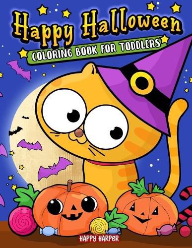 Cover image for Toddler Halloween Coloring Book