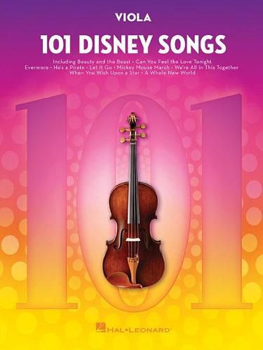 Cover image for 101 Disney Songs: For Viola