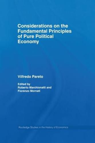 Cover image for Considerations on the Fundamental Principles of Pure Political Economy