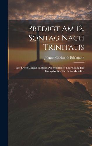 Cover image for Predigt Am 12. Sontag Nach Trinitatis