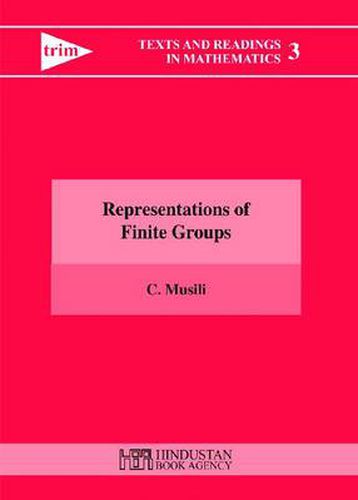 Cover image for Representations of Finite Groups
