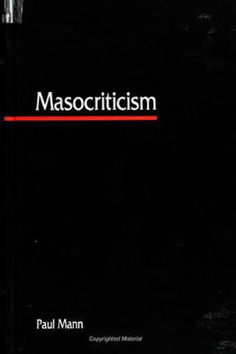 Cover image for Masocriticism