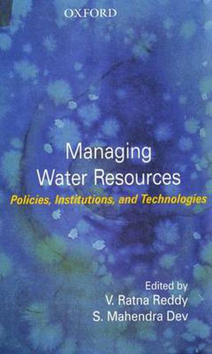 Cover image for Managing Water Resources: Technologies, Policies, and Institutions