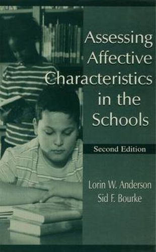 Cover image for Assessing Affective Characteristics in the Schools