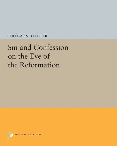 Cover image for Sin and Confession on the Eve of the Reformation