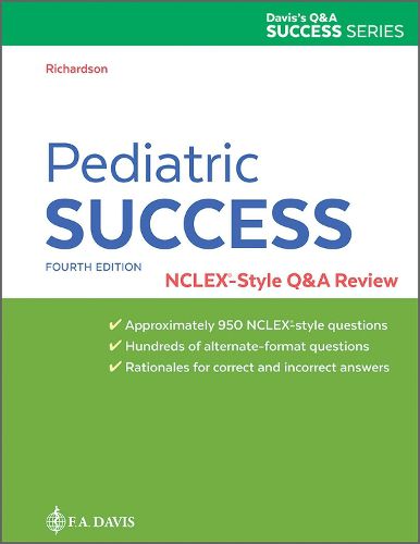 Cover image for Pediatric Success: NCLEX (R)-Style Q&A Review