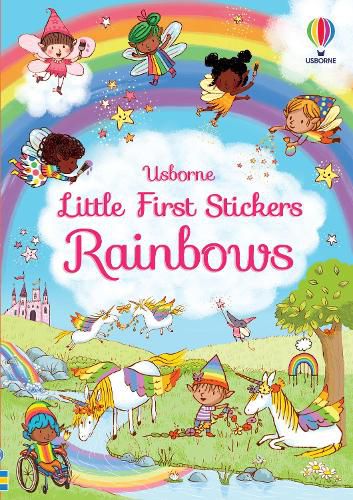 Cover image for Little First Stickers Rainbows