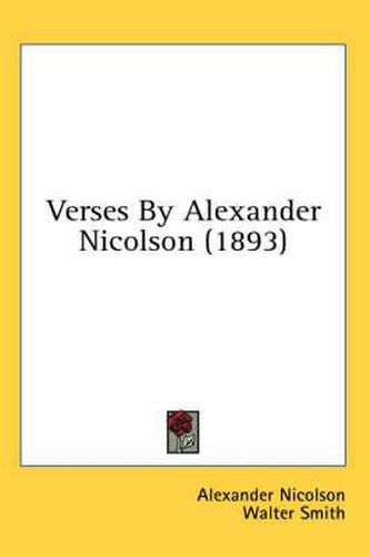 Verses by Alexander Nicolson (1893)