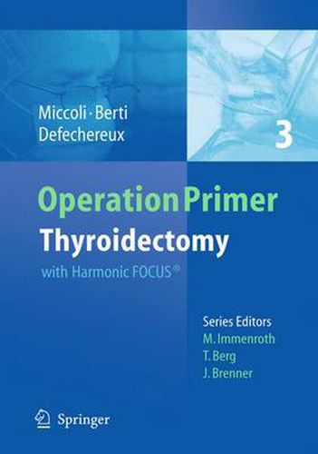 Cover image for Thyroidectomy: with Harmonic FOCUS (R)