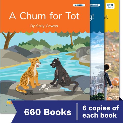 Cover image for Nelson Decodable Readers Sets 15-20 + Supplemental Pack x660