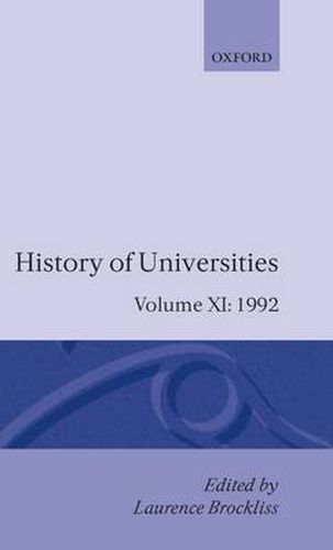 Cover image for History of Universities