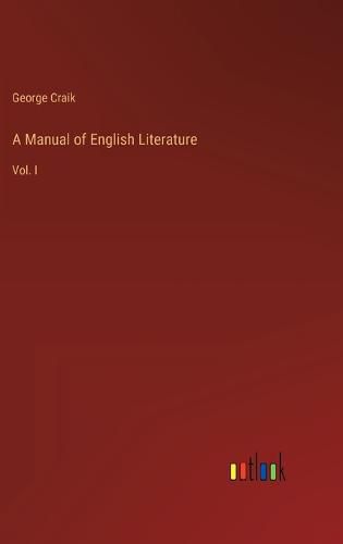 Cover image for A Manual of English Literature